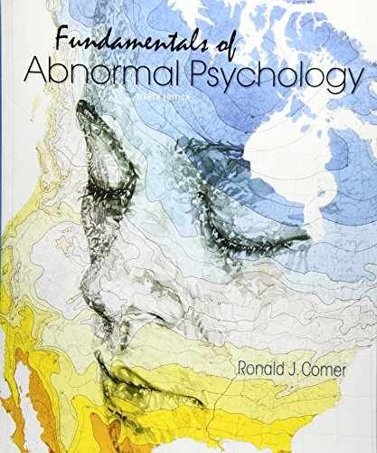 Fundamentals of Abnormal Psychology – Paperback, by Comer Ronald J. – Acceptable