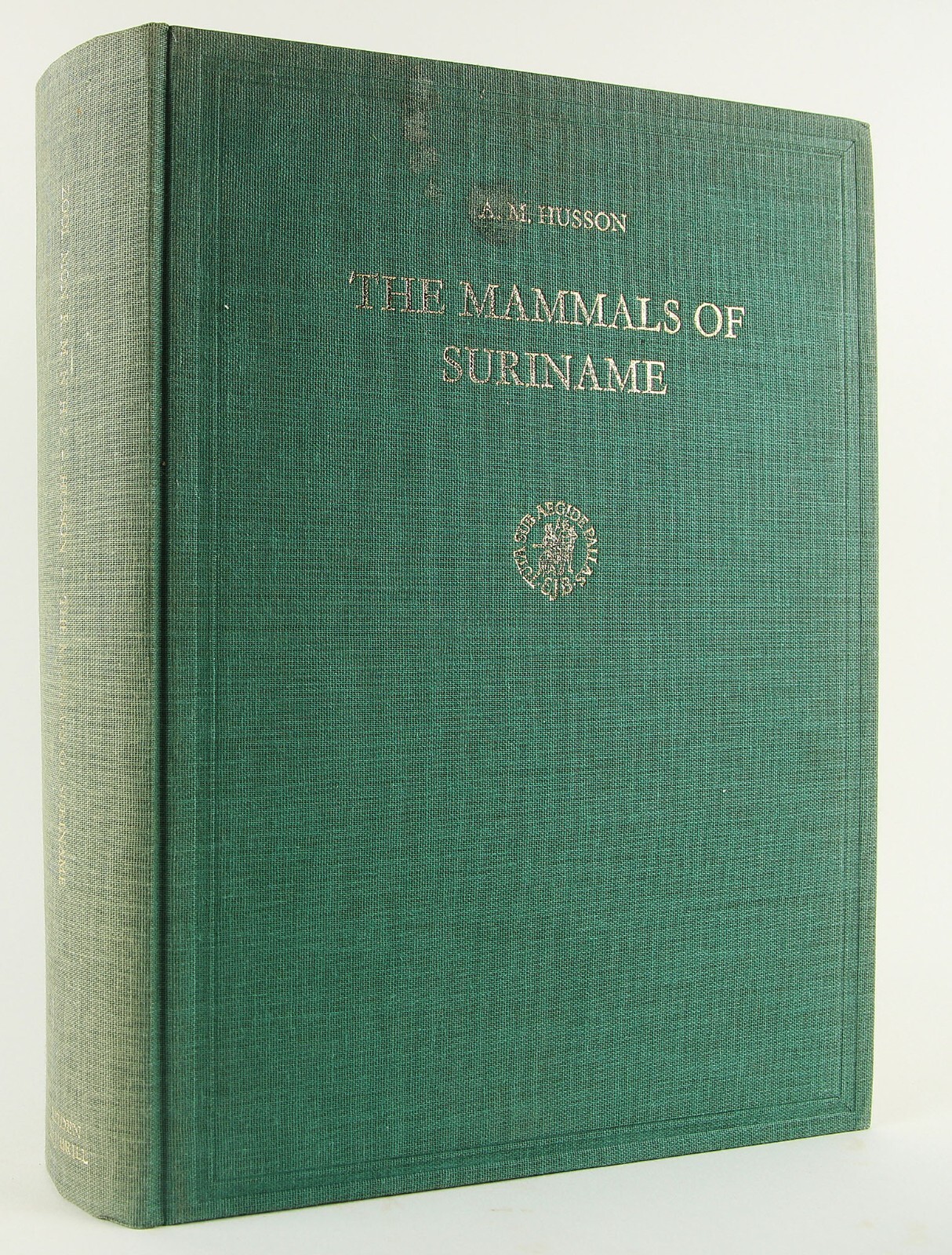 A.M. Husson’s The Mammals of Suriname 1978 Brill VG+ Zoology 152 Species