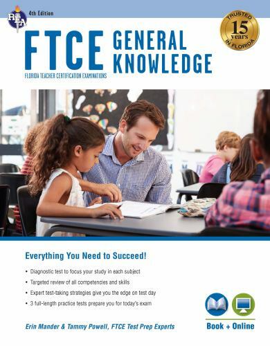 FTCE General Knowledge 4th Ed., Book + Online by Mander, Erin; Powell, Tammy