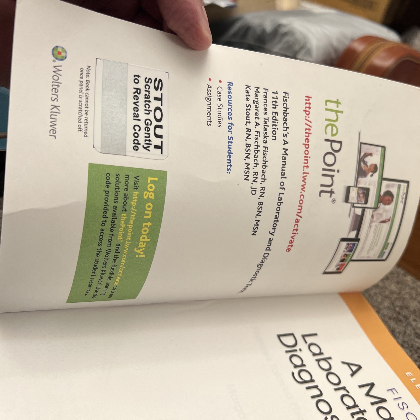 Fischbach’s a Manual of Laboratory,11th Ed. (new w/code) (2021, Trade Paperback)