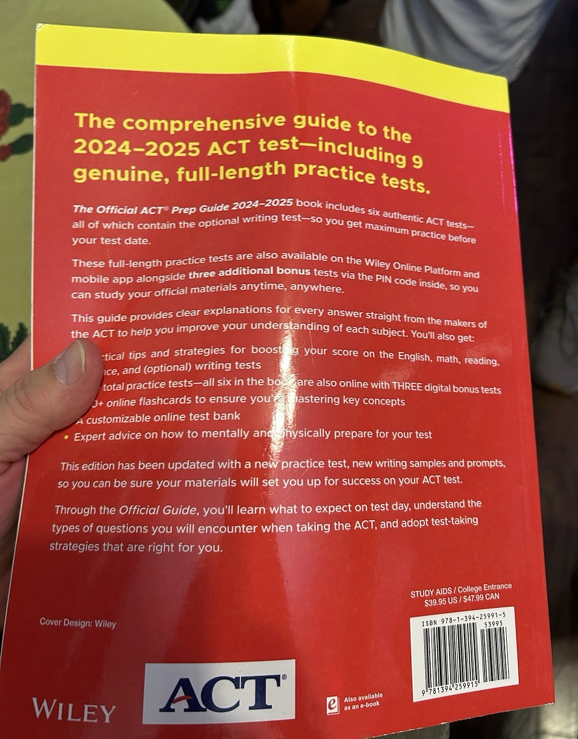 The Official ACT Prep Guide 2024-2025: Book + 9 Practice Tests + 400 Digital…