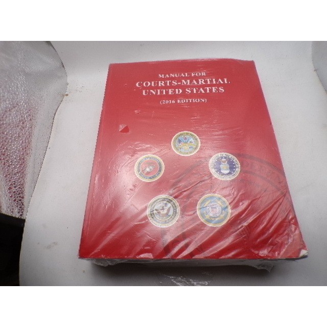 United States 2016 Edition UCMJ Military Law Book New
