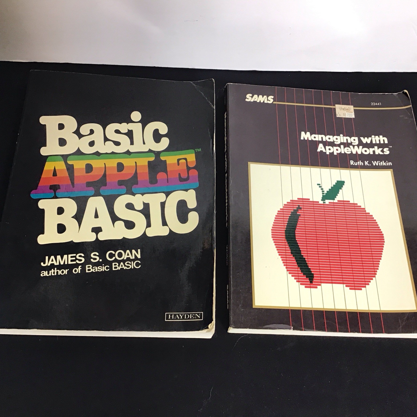 Basic Apple Basic by James S. Coan & Managing With AppleWorks 1982-85