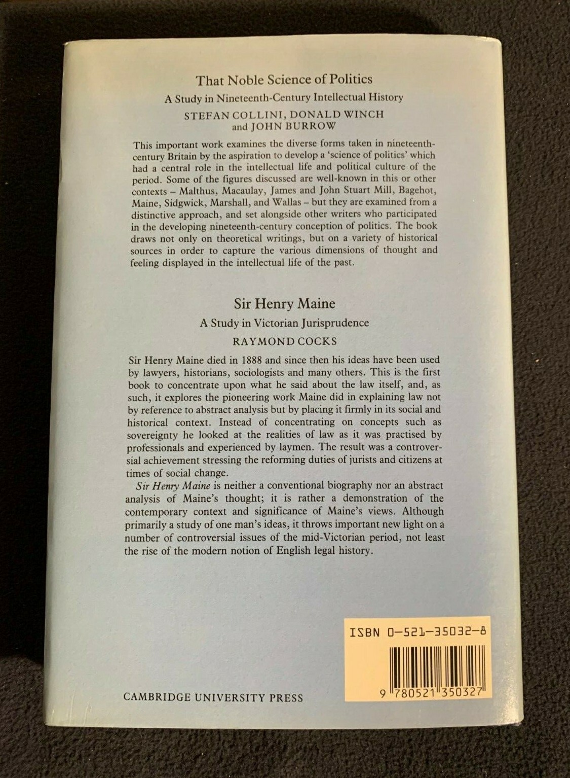 The Blind Victorian: Henry Fawcett and British Liberalism SIGNED hardcover