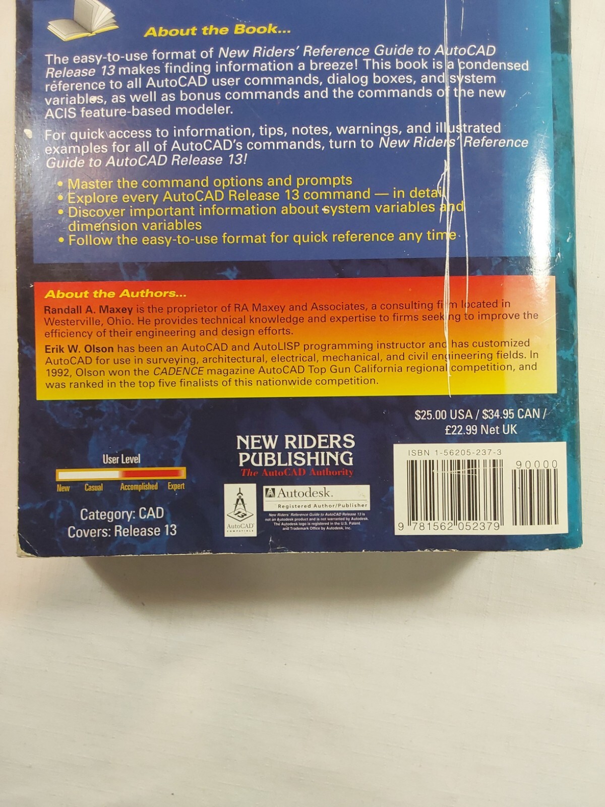 New Riders Reference Guide to AutoCAD Release 13 Hardcover Indigo Chapters