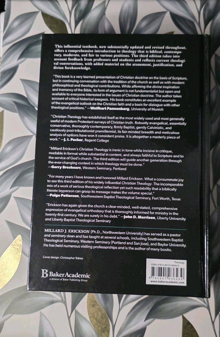 Christian Theology, Third Edition by Millard J. Erickson 2013 Hardcover