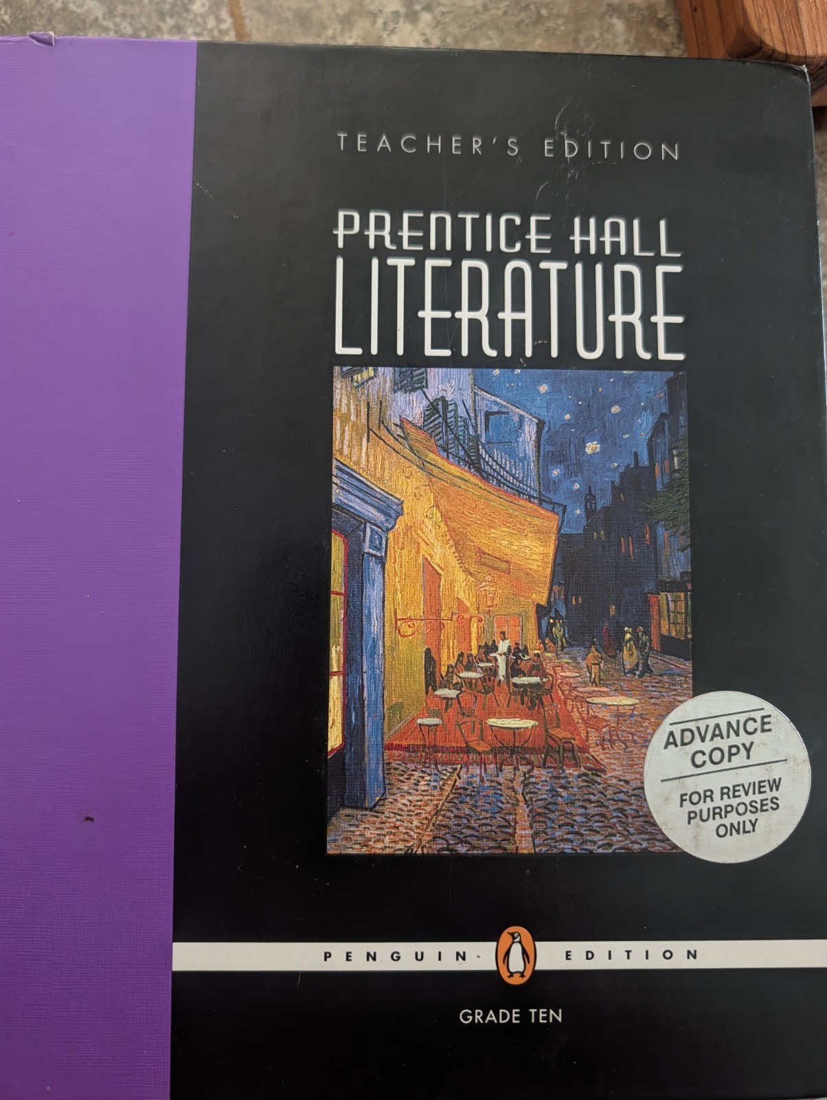 PRENTICE HALL LITERATURE TEACHER’S EDITION Grade 10 By Pearson Prentice Hall