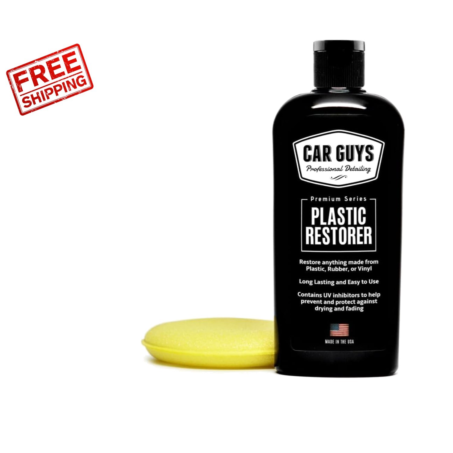 Revitalize Your Vehicle: 8 Oz Plastic and Trim Restorer with Lasting Results