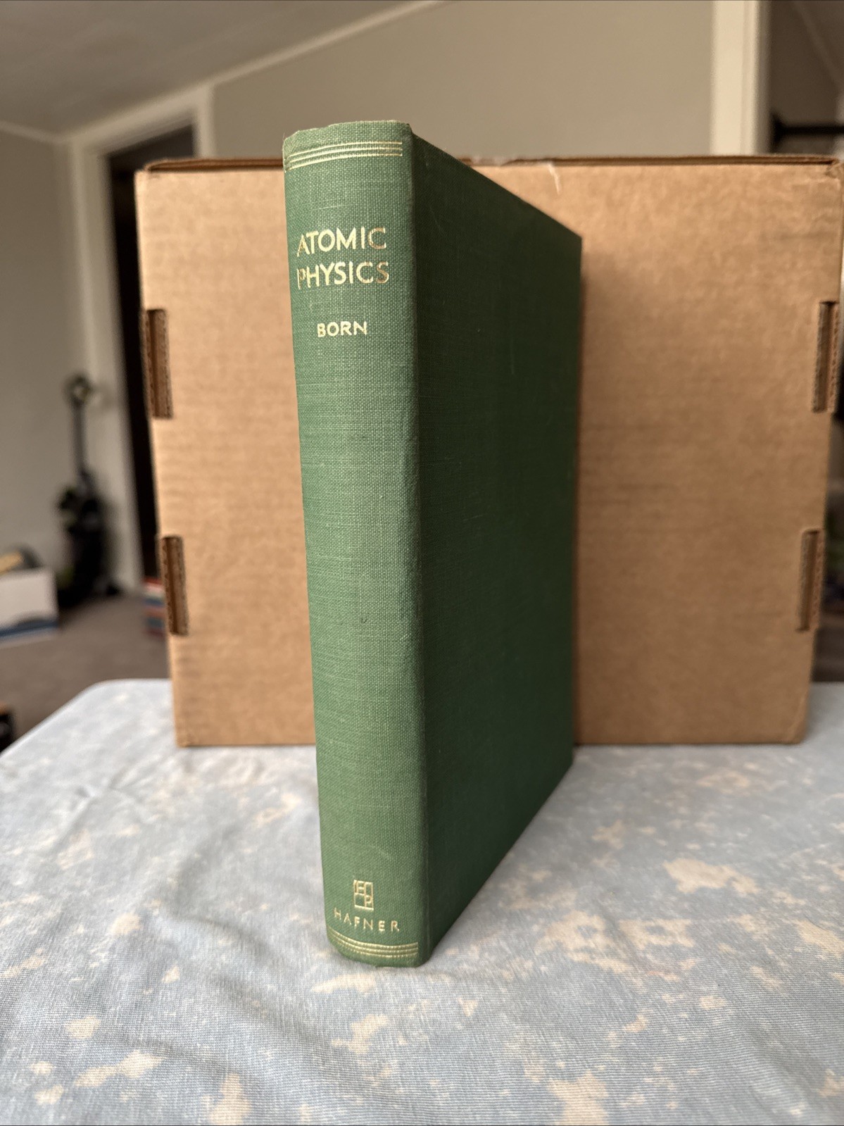 Atomic Physics by Max Born 7th Edition Hardcover VG