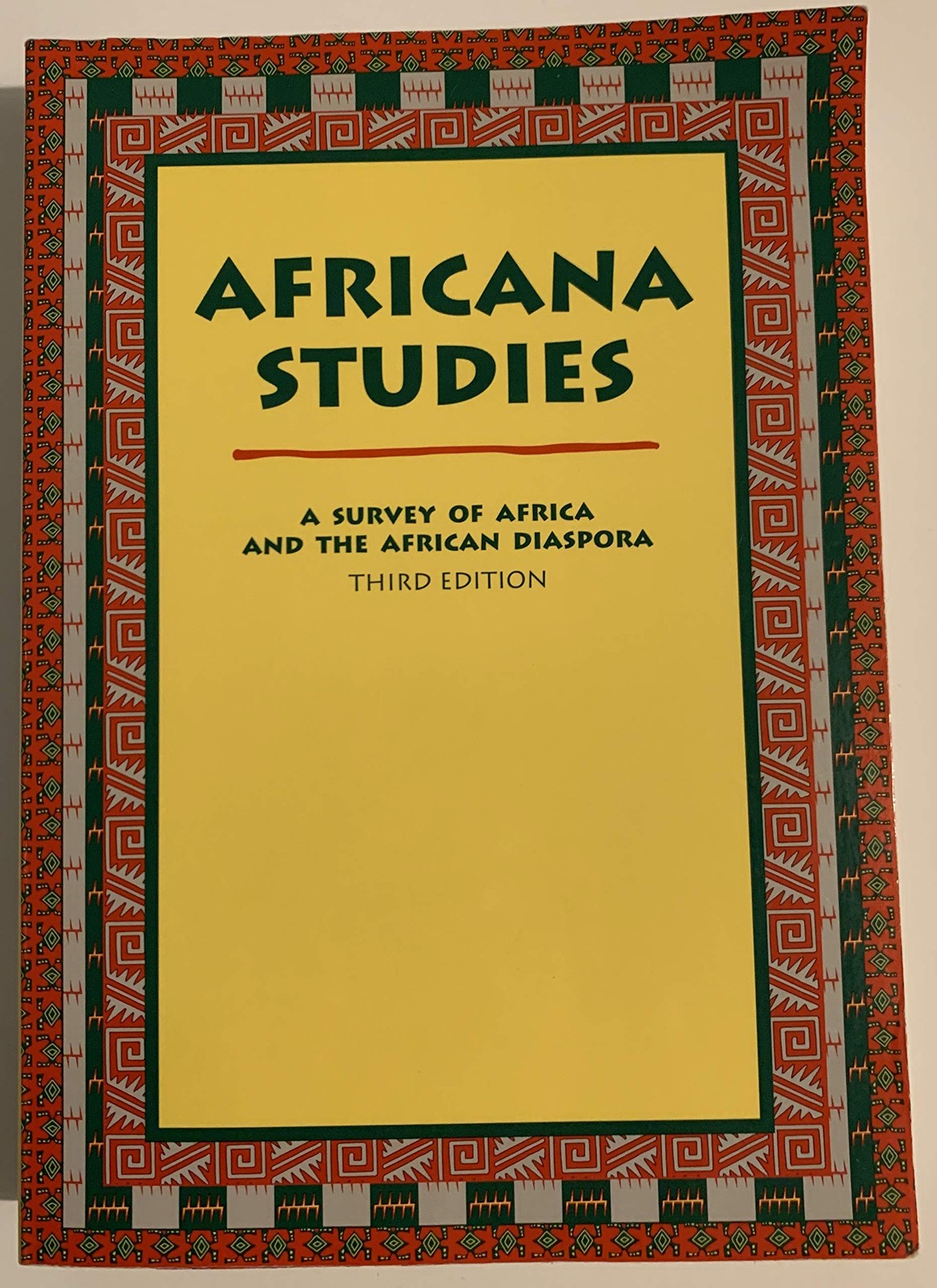 Africana Studies: A Survey of Africa and the African Diaspora