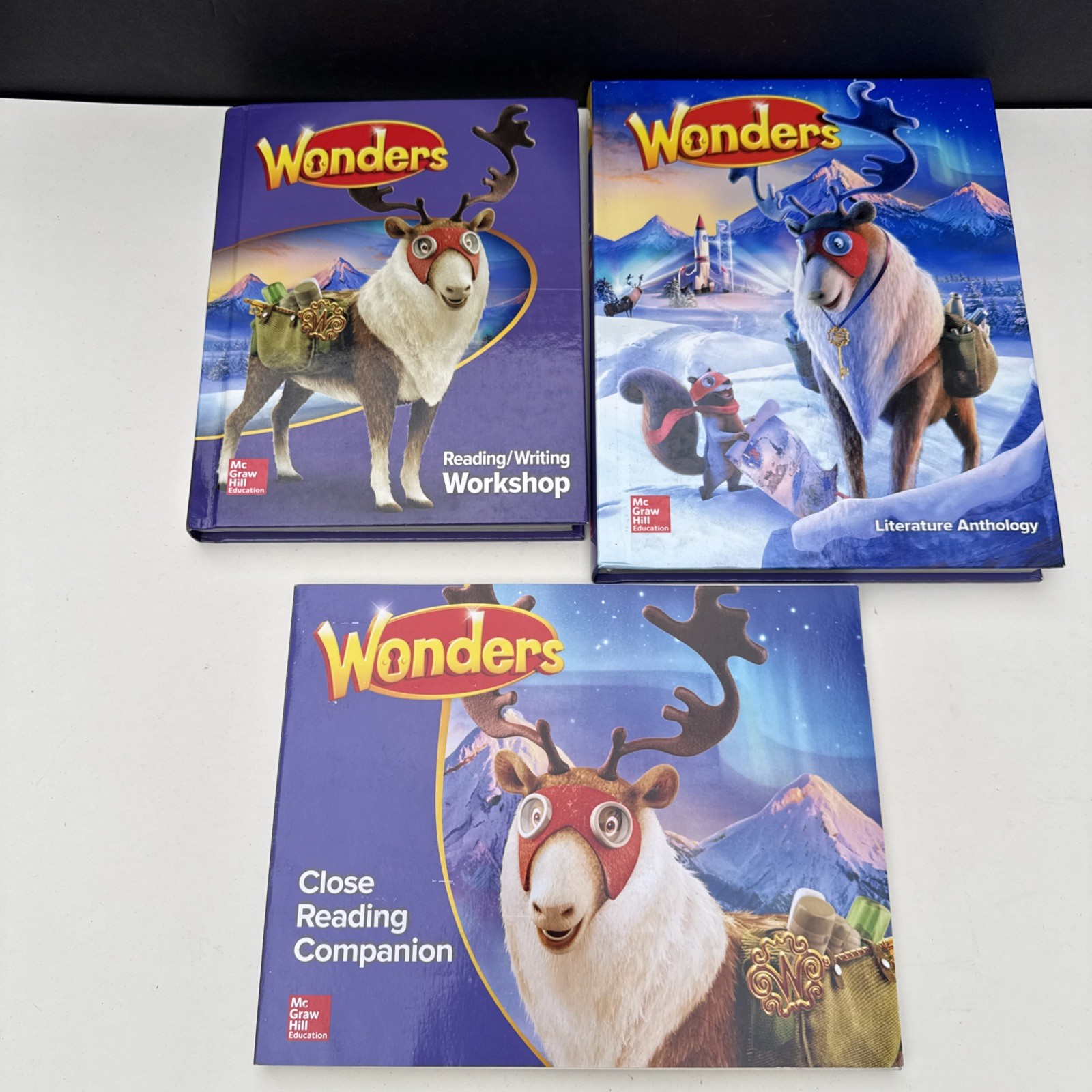 McGraw Hill Wonders Reading/Writing Workshop Literature Anthology Companion Set