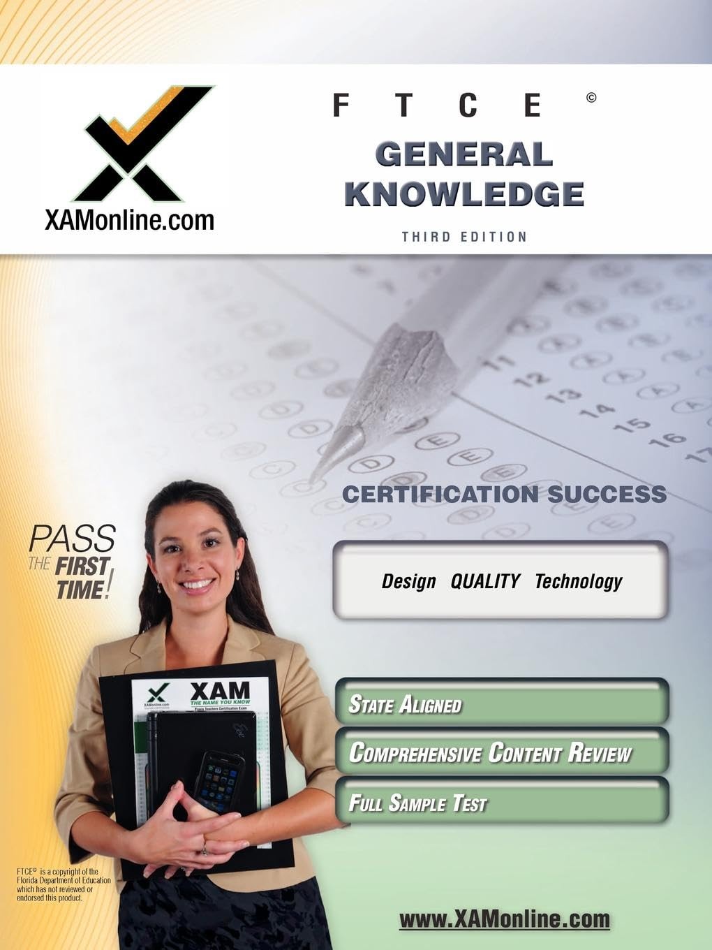 FTCE General Knowledge Teacher Certification Test Prep Study Guide (XAM FTCE…
