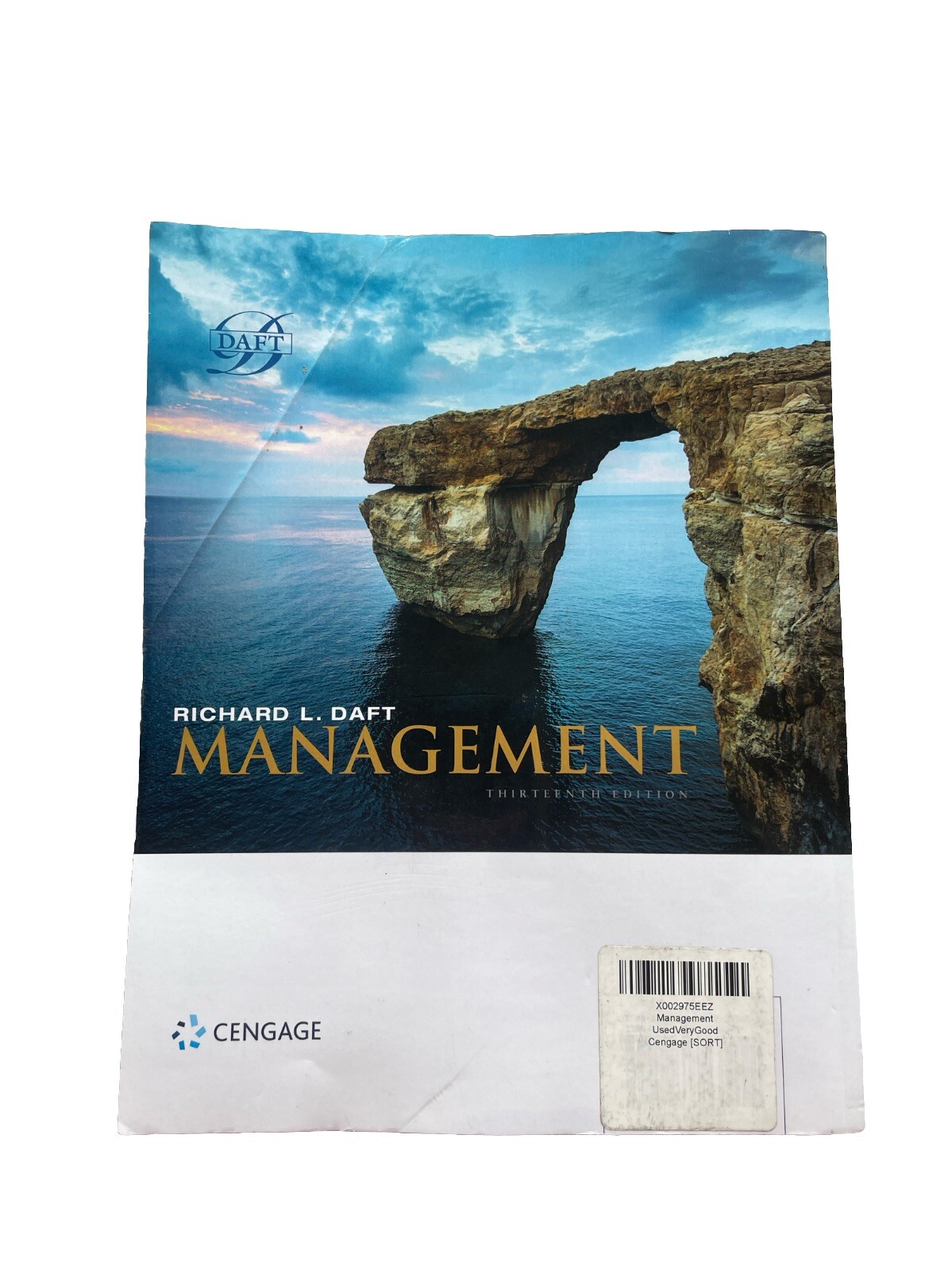 Management by Richard L Daft Thirteenth Edition 13 E VG Condition Free Shipping