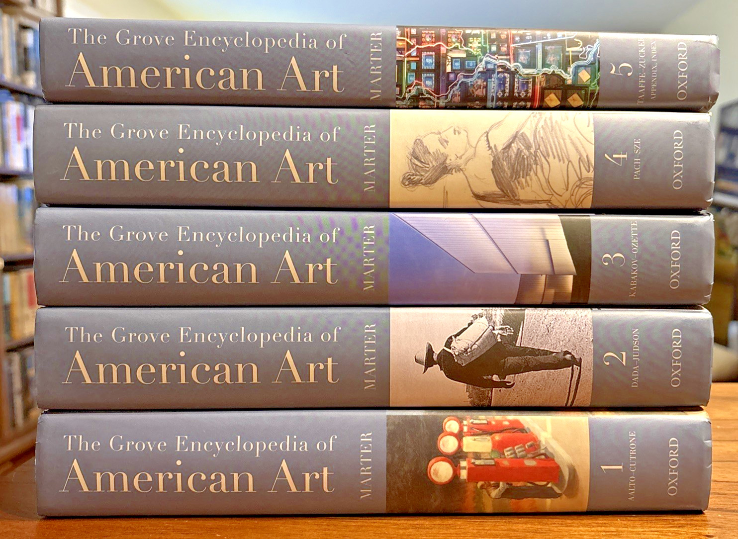 LIKE NEW The Grove Encyclopedia of American Art Complete Set (Vol 1-5)