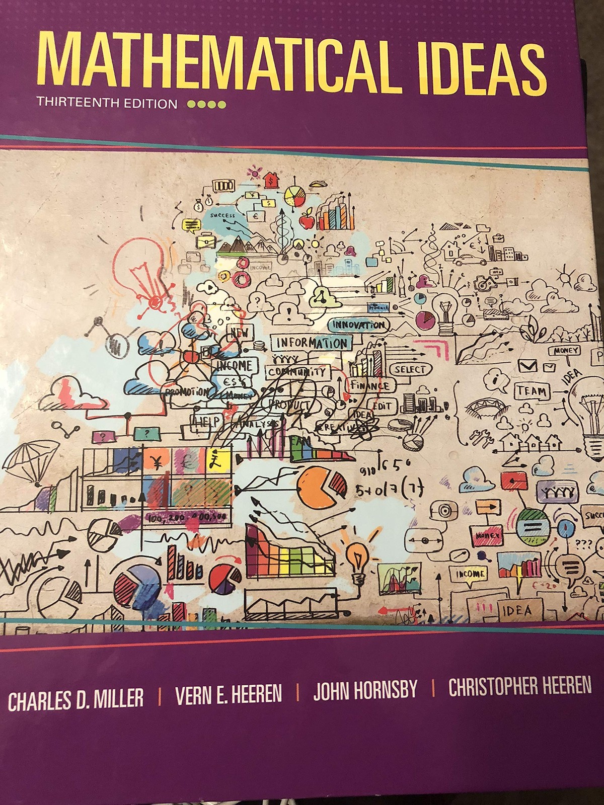 Mathematical Ideas (13th Edition) – Standalone book Miller, Charles|Heeren, …