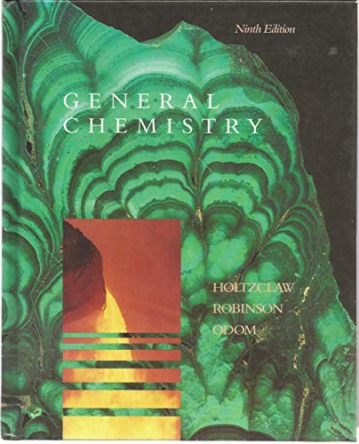 General Chemistry by Holtzclaw, Henry F. Hardback Book The Fast Free Shipping