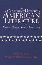 THE CAMBRIDGE HISTORY OF AMERICAN LITERATURE, VOL. 2: By Sacvan Bercovitch Mint