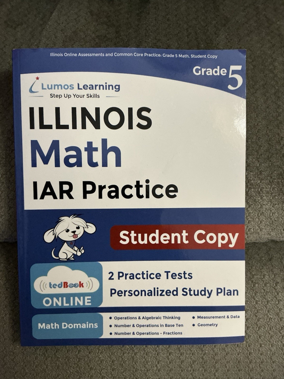 Illinois Assessment Of Readiness, 5th Grade Math Practice Workbook, Student Copy