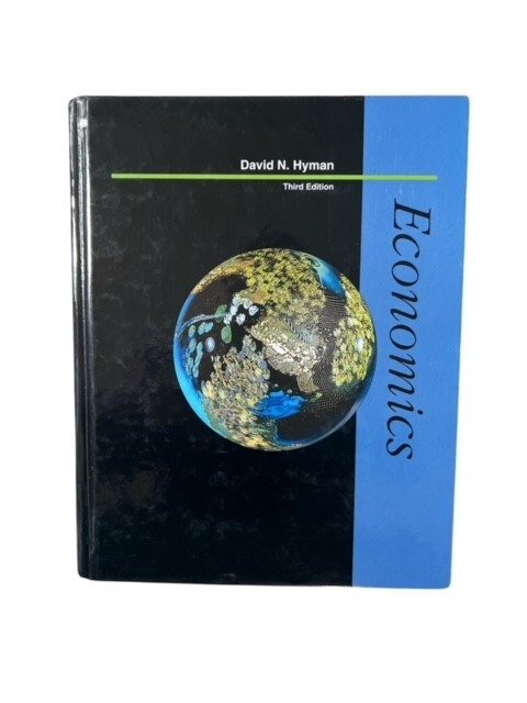 ECONOMICS IRWIN SERIES IN ECONOMICS By David N. Hyman – Hardcover 3rd Edition