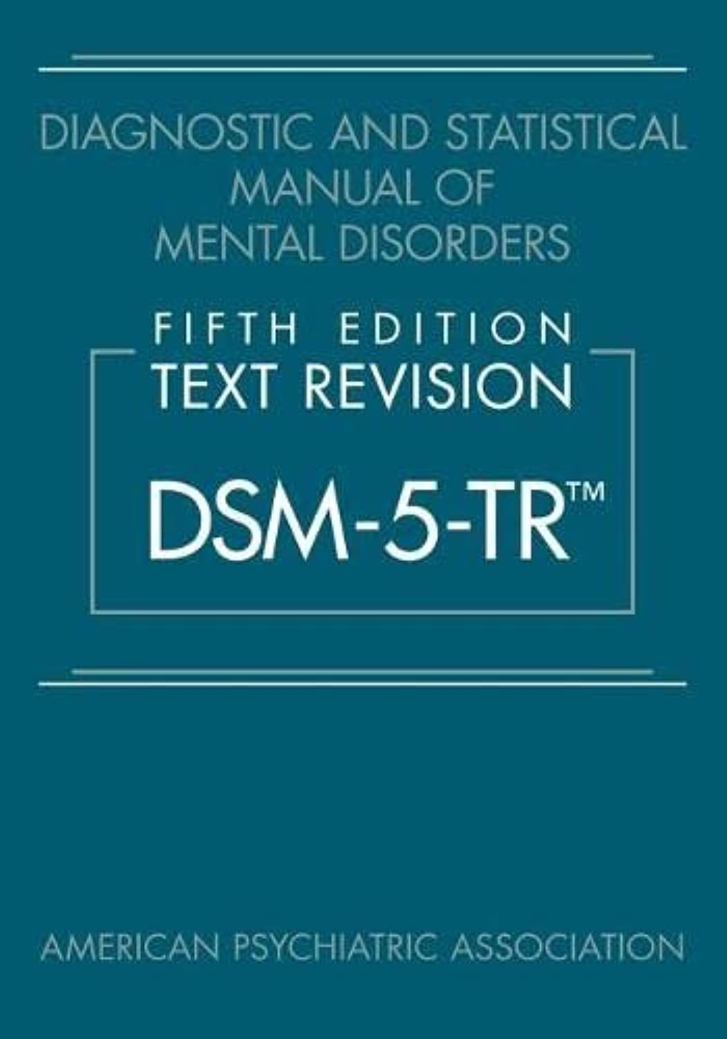 Diagnostic and Statistical Manual of Mental Disorders : DSM-5-TR HC FREE SHIP