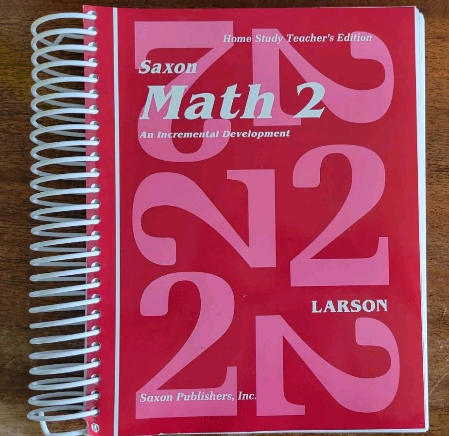 Saxon MATH 2 Teacher And Student Pt 2 Workbook.