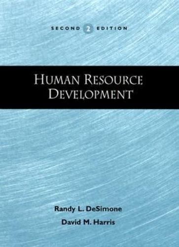 Human Resource Development (The Dryden Press Series in Management) Desimone, Ra