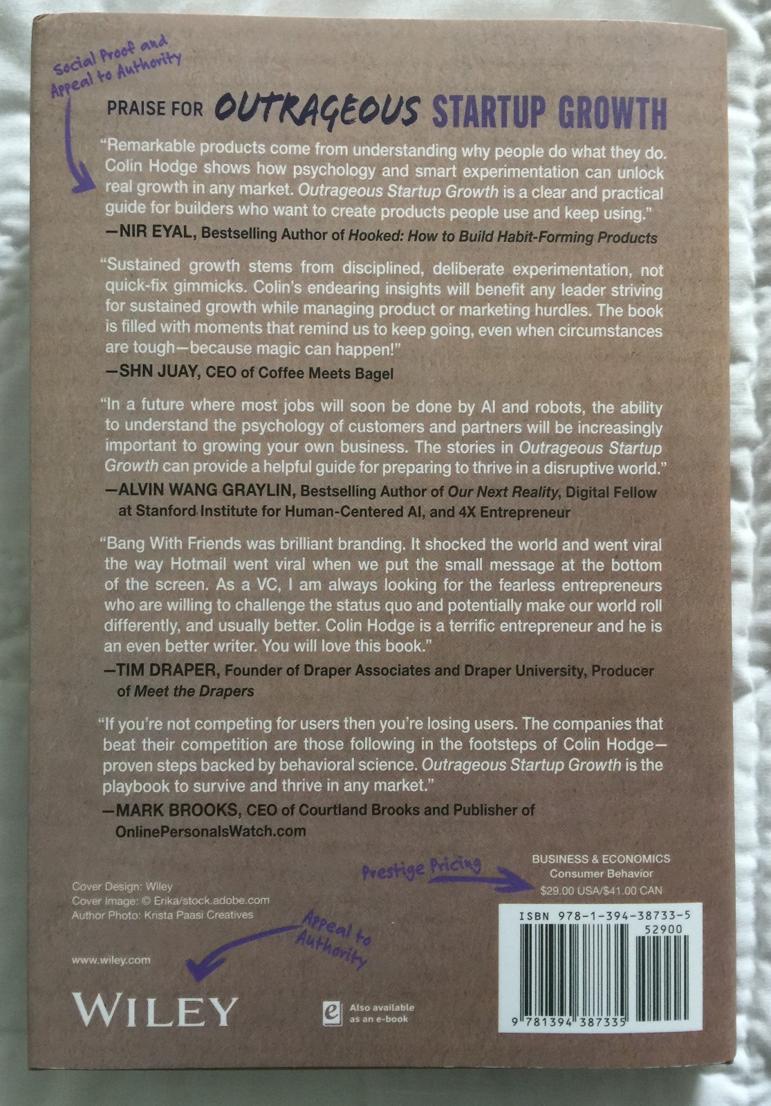 Outrageous Startup Growth: The Secrets of User Psychology by Colin Hodge (2026)