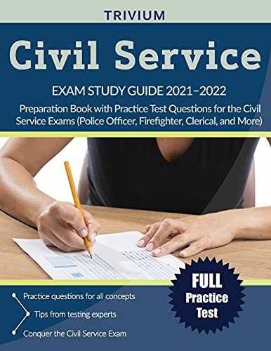 Civil Service Exam Study Guide – Paperback, by Simon Elissa – Very Good h
