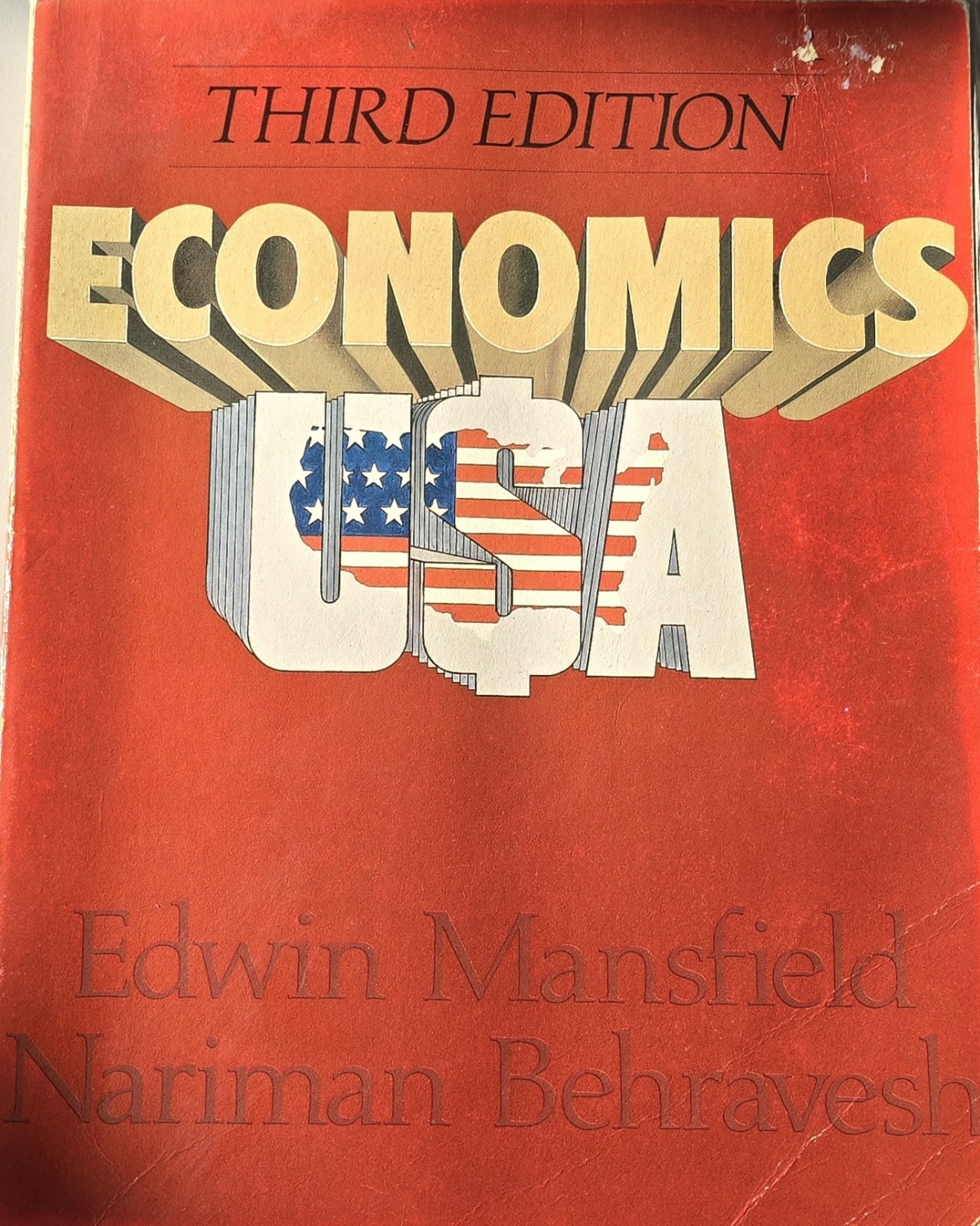 Economics USA USA Book: 3rd Ed. Edwin Mansfield, Nariman Behravesh, Very Good