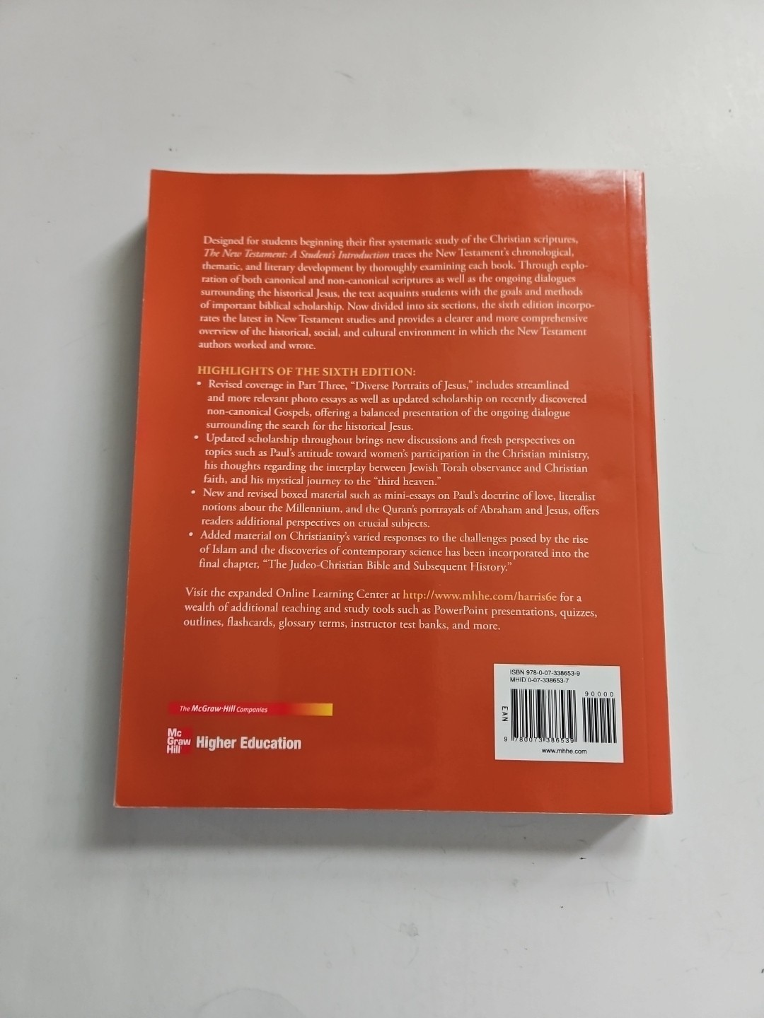 New Testament : A Student’s Introduction by Stephen Harris (2008, Trade…