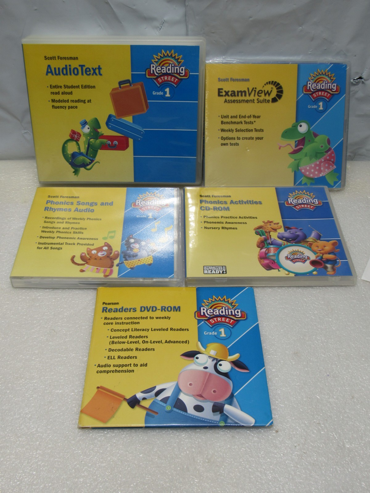 READING STREET GRADE 1 Phonics Audio Text Songs Activities Exam View Readers W4J