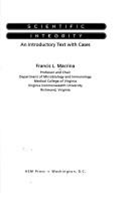 Responsible Biomedical Science : Text with Cases Paperback