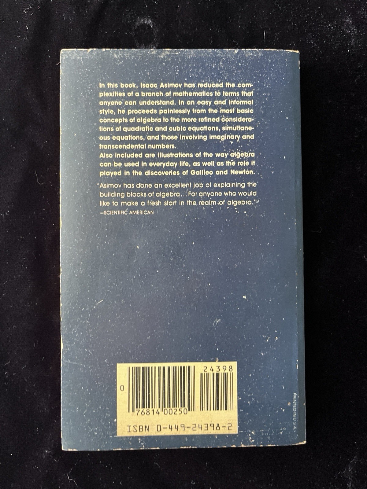 Realm of Algebra by Isaac Asimov Paperback 1981 Fawcett Crest