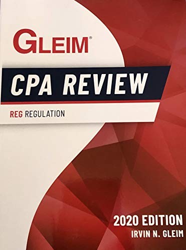 Cpa REG Acad 2020 Paperback, Irvin N. Gleim
