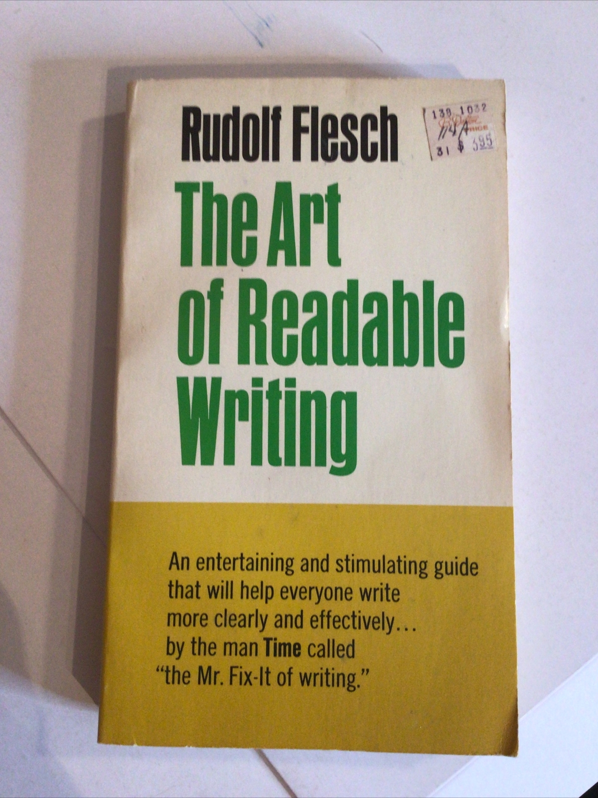 Art of Readable Writing Flesch Mass Market Paperback Used – Good