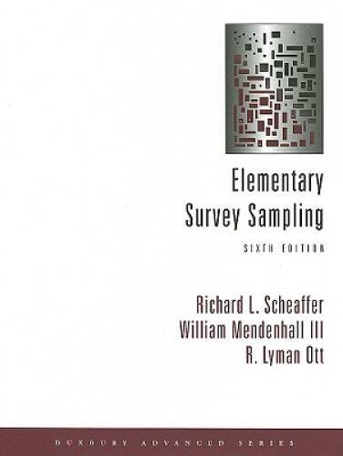 Elementary Survey Sampling (with CD-ROM) – Hardcover – GOOD