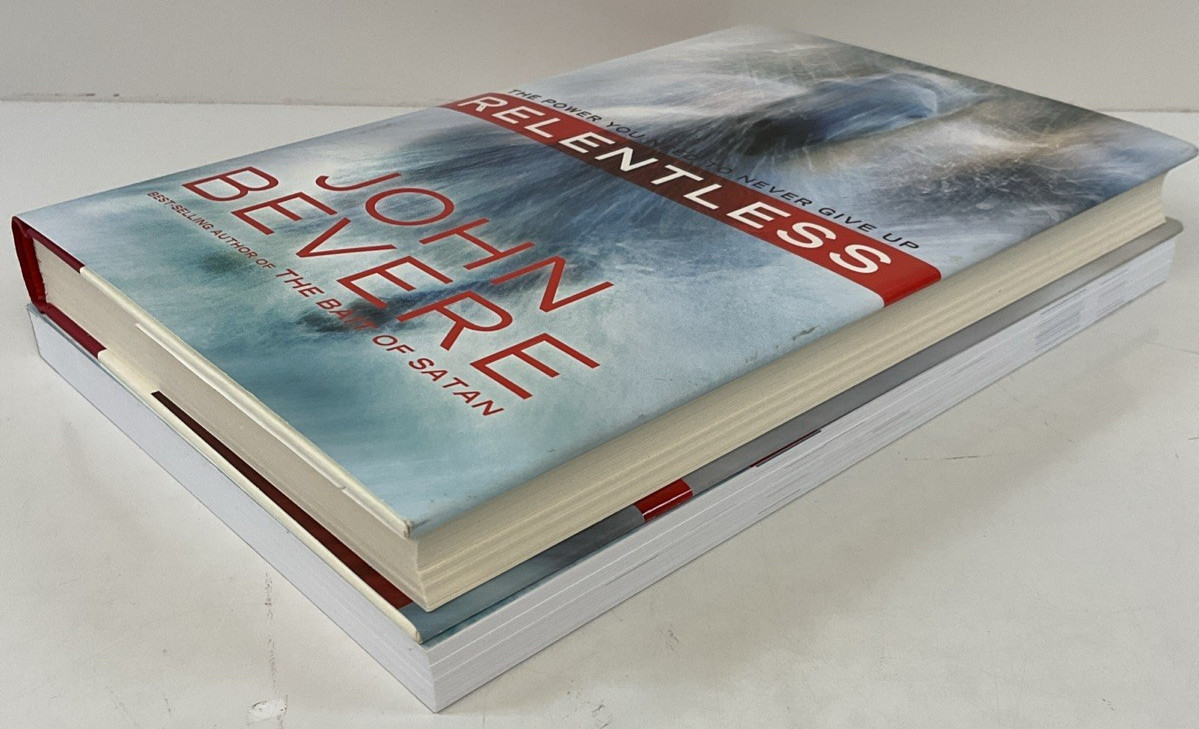 Relentless by John Bevere Box Set of 4 DVD/6 CD/Book/Study Guide