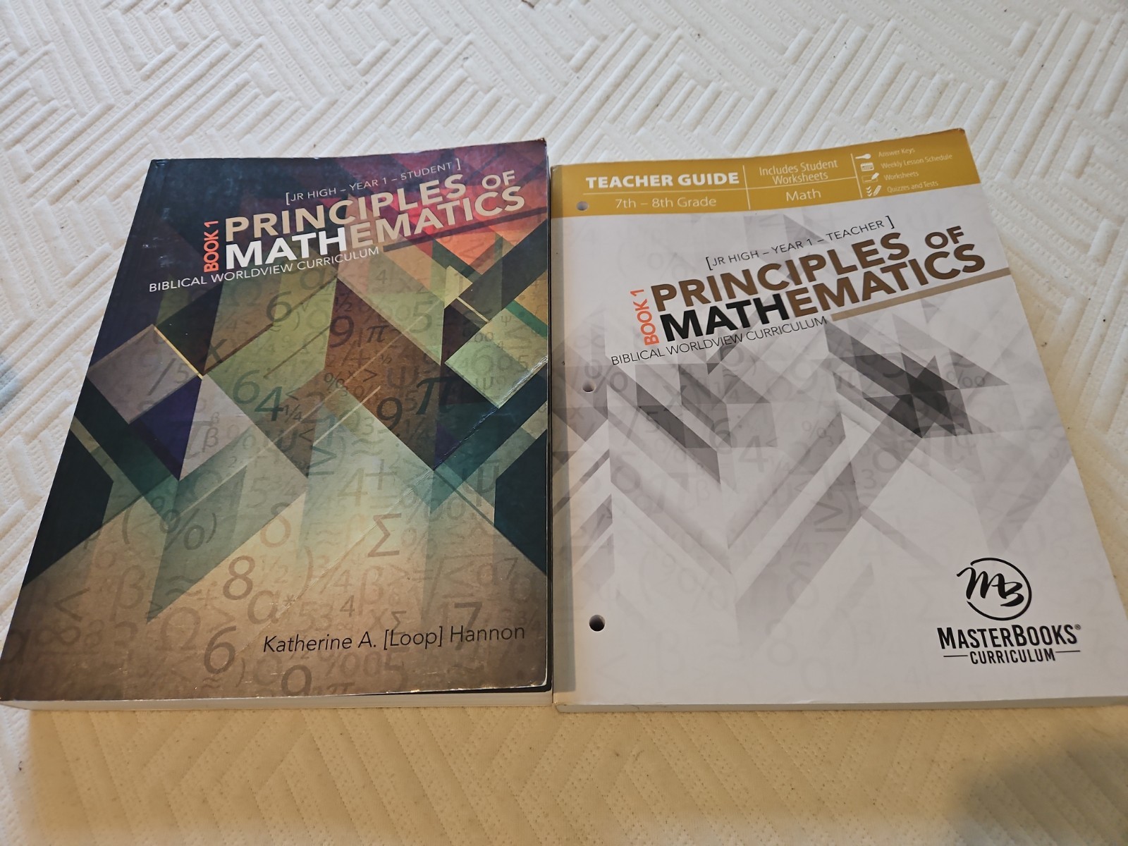 Master Books Principals Of Mathematics Book 1 Set