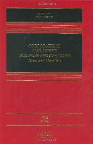 Corporations And Other Business – Hardcover, by O&rsquo;Kelley Charles R. – Acceptable