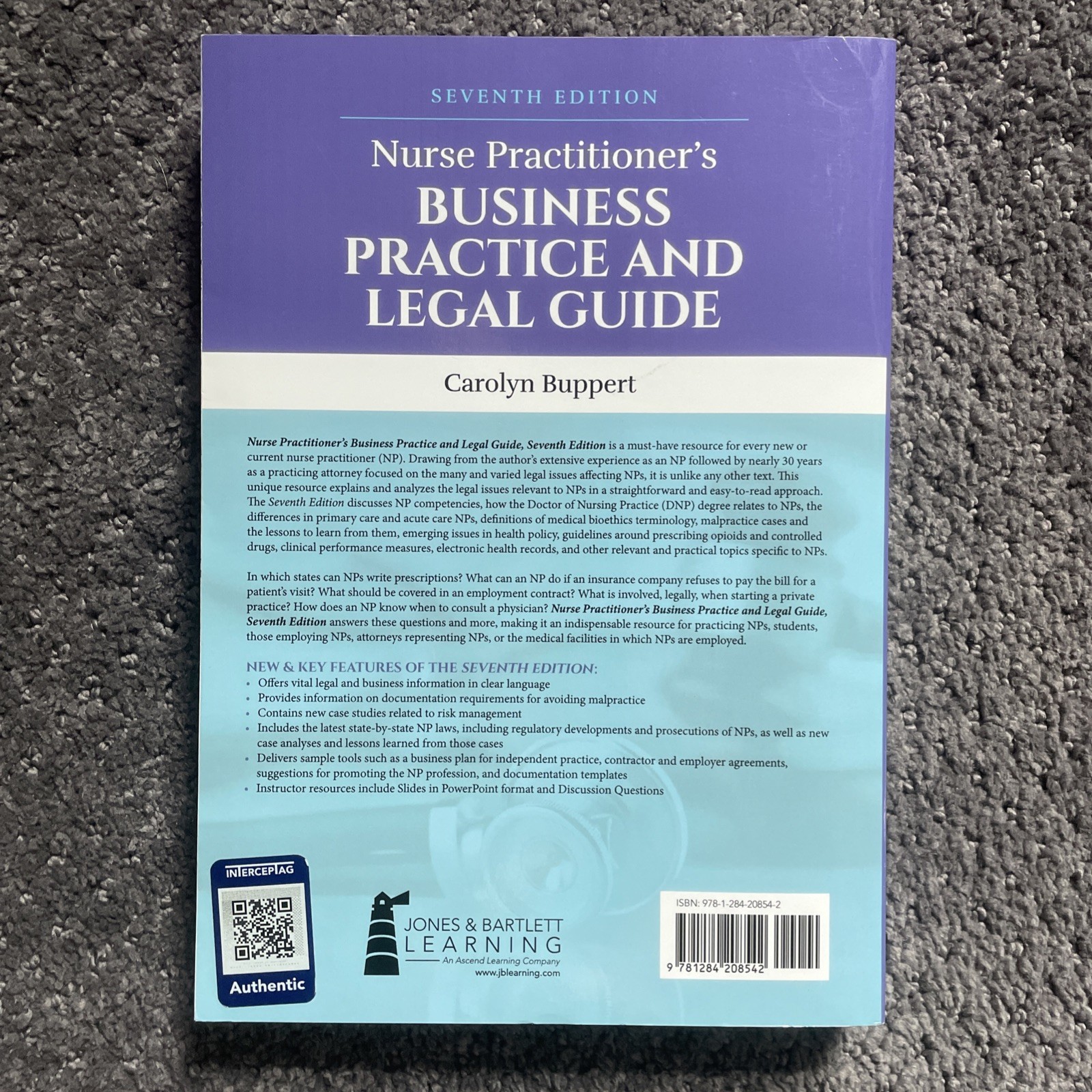 Nurse Practitioner&rsquo;s Business Practice and Legal Guide by Carolyn Buppert (2020,