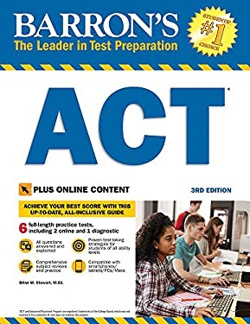Barron’s ACT with Online Tests Paperback Brian W. Stewart