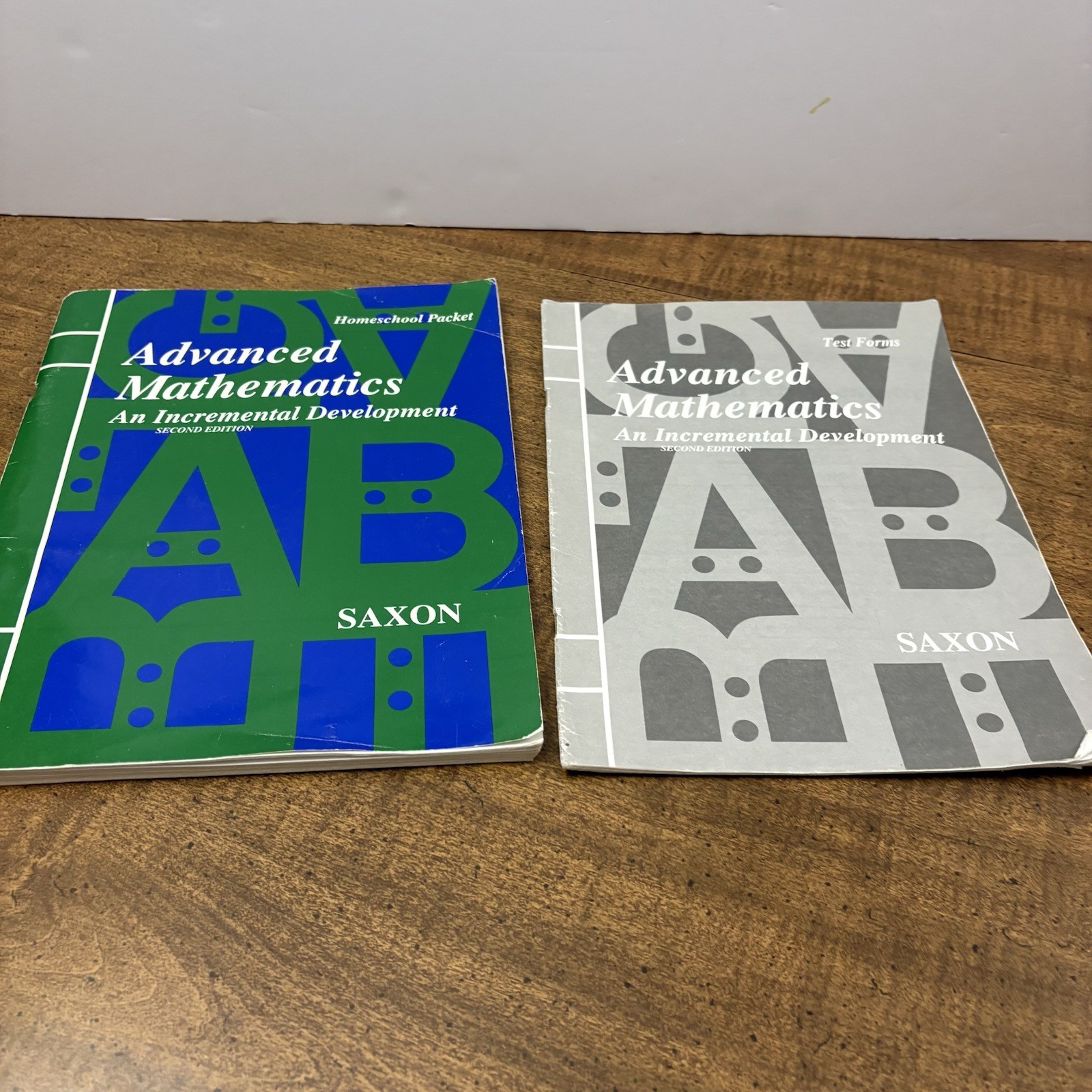 Saxon advanced mathematics 2nd edition Homeschool Packet & test forms