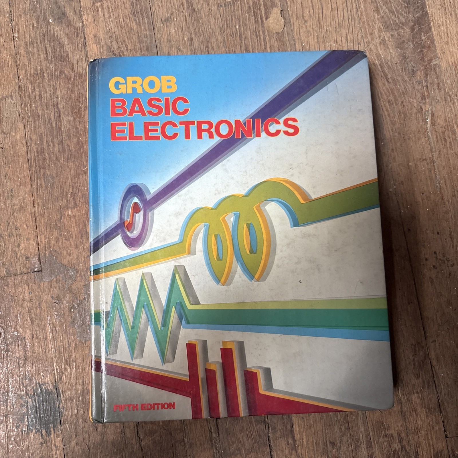 Grob Basic Electronics Fifth 5th Edition Hardcover Textbook Vintage