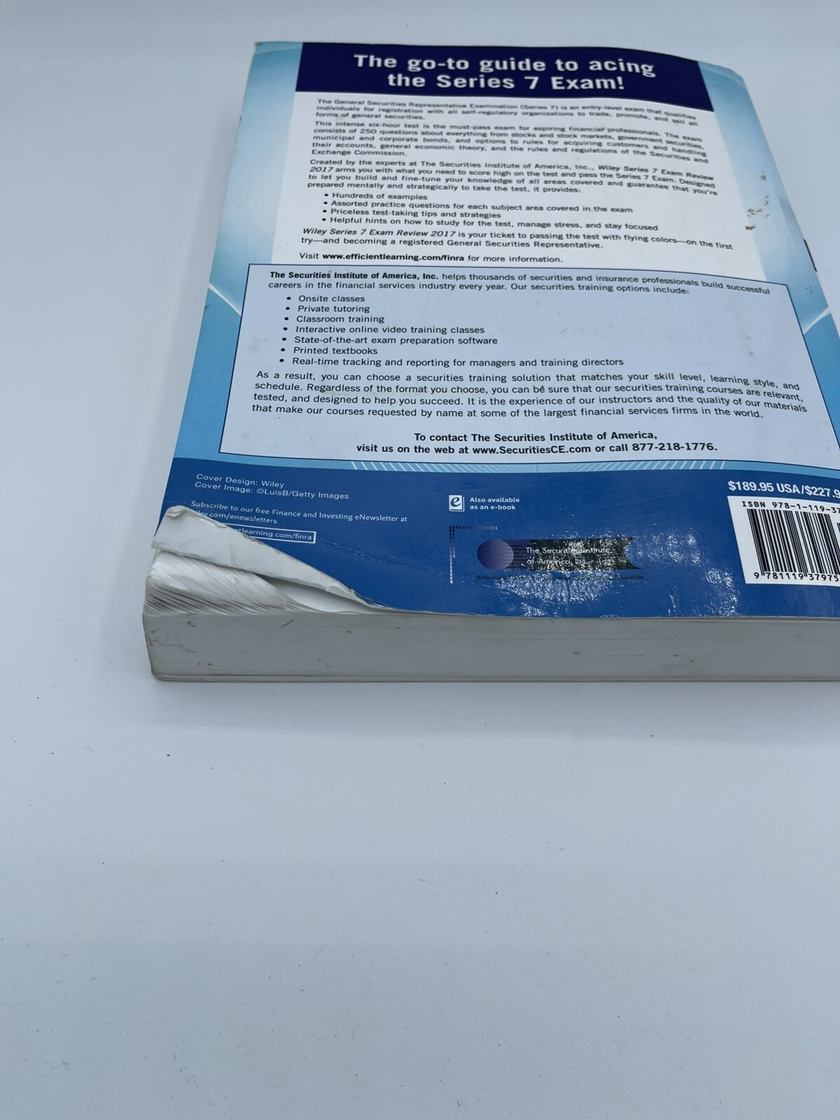 The General Securities Representative Examination by Wiley (2017, Trade…