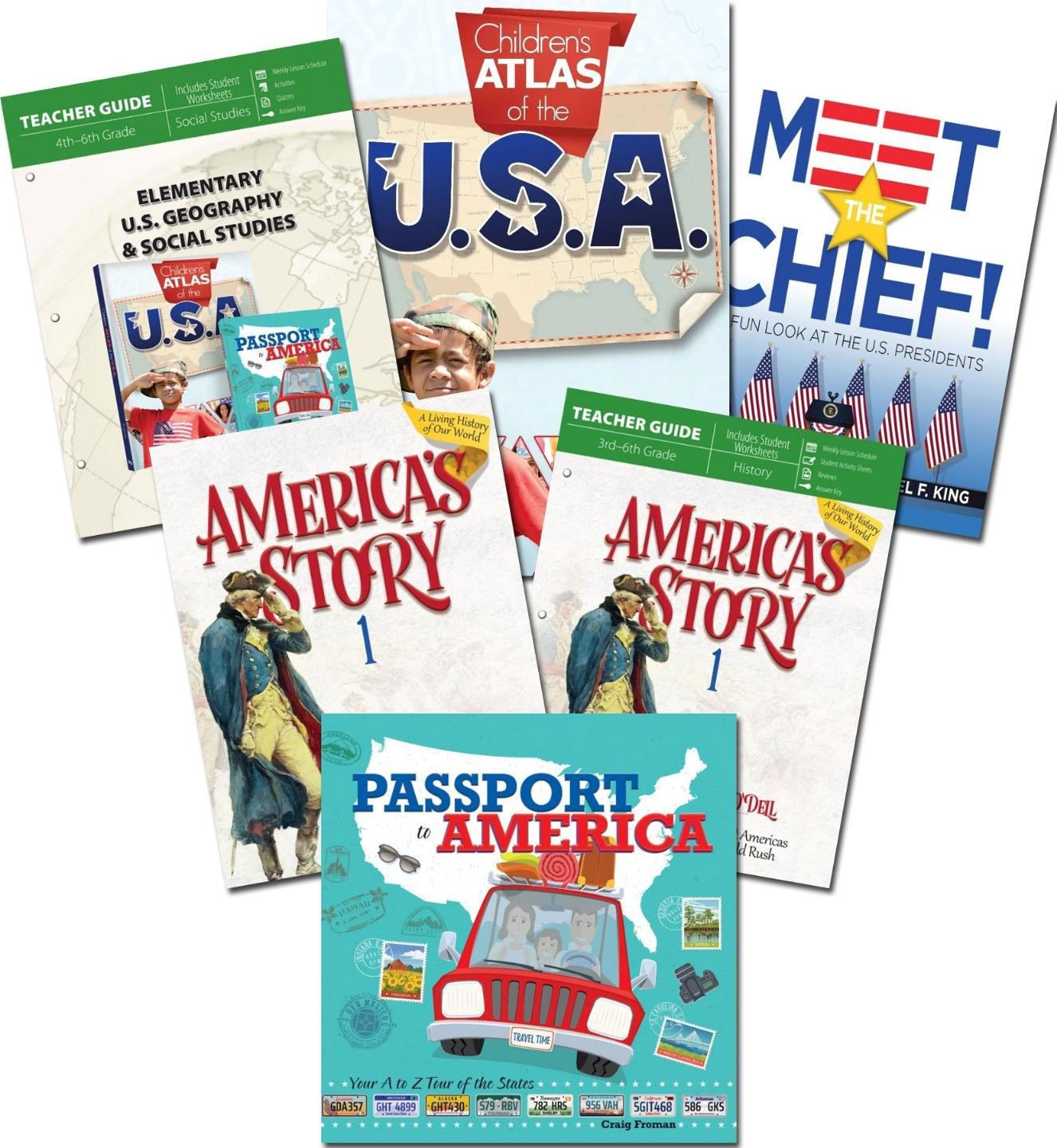 New Master Books American History Gr 3-6 ANNIVERSARY LOT Geography Am Story 1