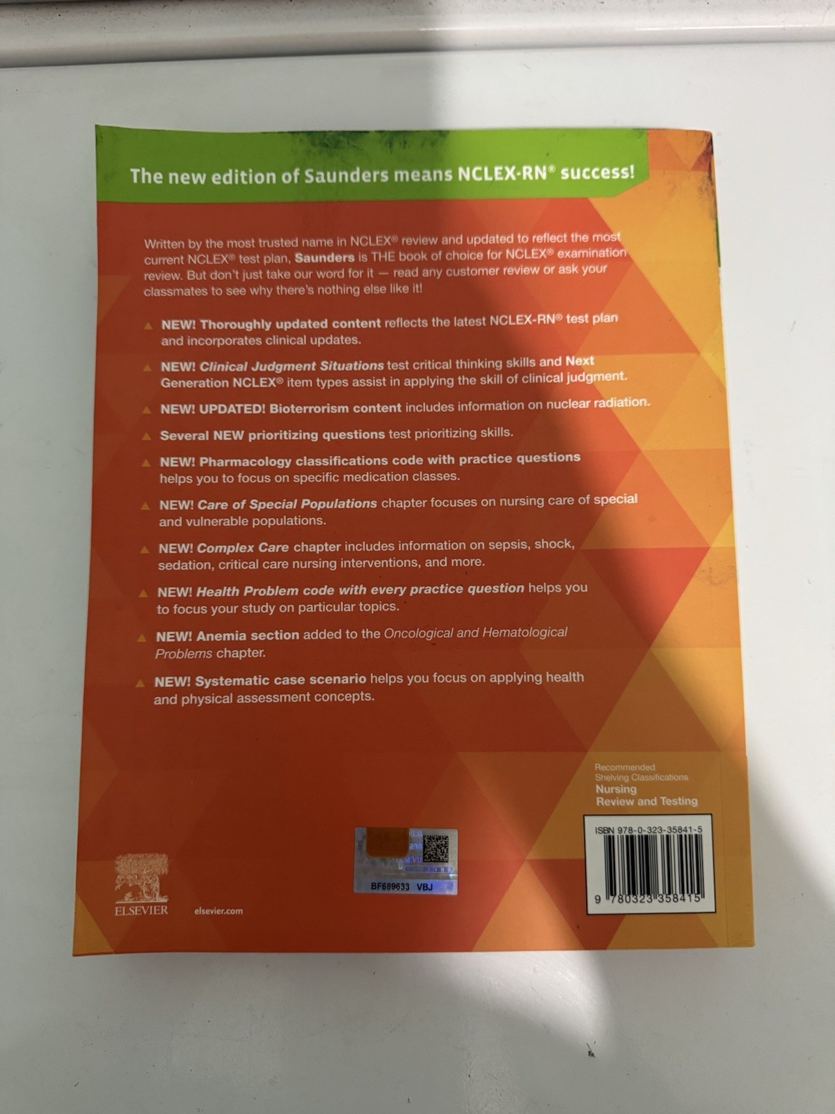 Saunders Comprehensive Review for the NCLEX-RN® Examination by Linda Anne…