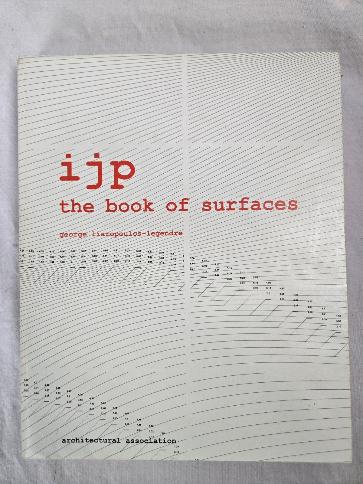 IJP : The Book of Surfaces by George Legendre (Brand New with Dust Jacket)