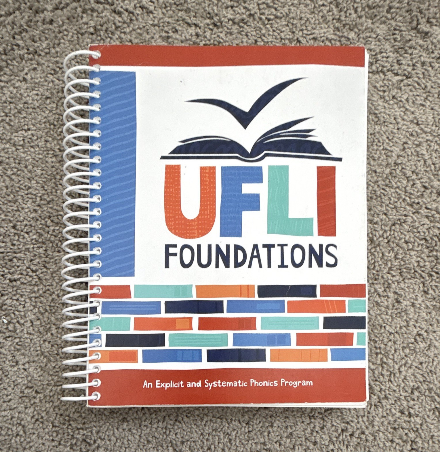 Ventris Learning UFLI Foundations Phonics Spiral Textbook 2022 Lane Contesse
