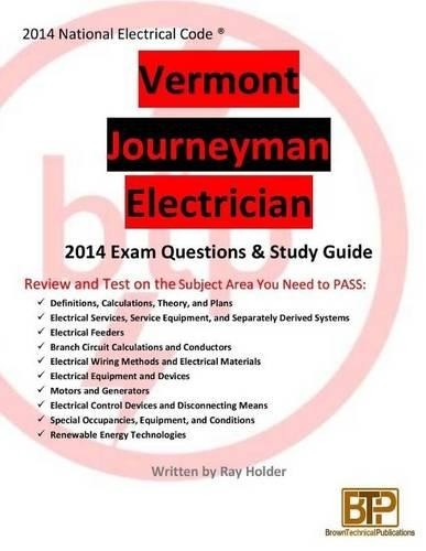 Ray Holder Vermont 2014 Journeyman Electrician Study Gui (Paperback) (UK IMPORT)