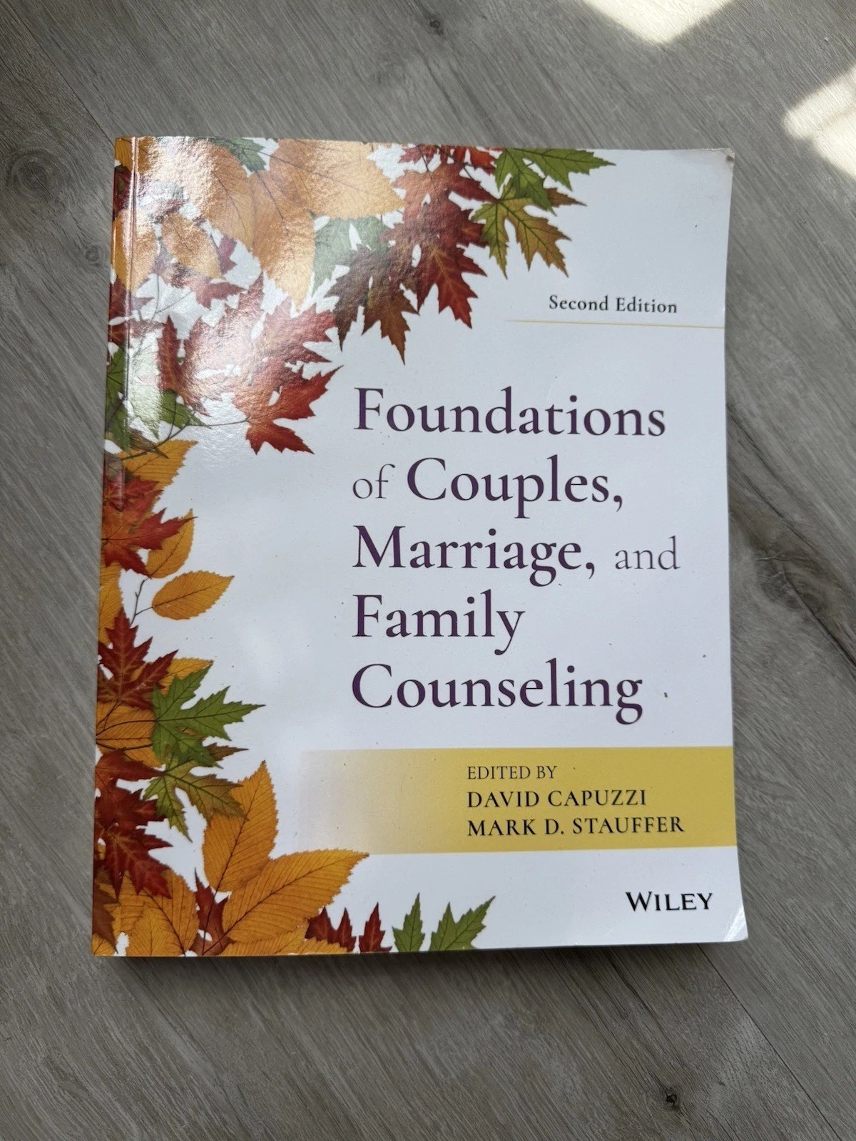 Foundation of Couples Marriage and Family Counseling Second Edition Paperback